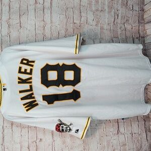Neil Walker Pittsburgh Pirates Men's White Home Jersey w/ Team Patch 54